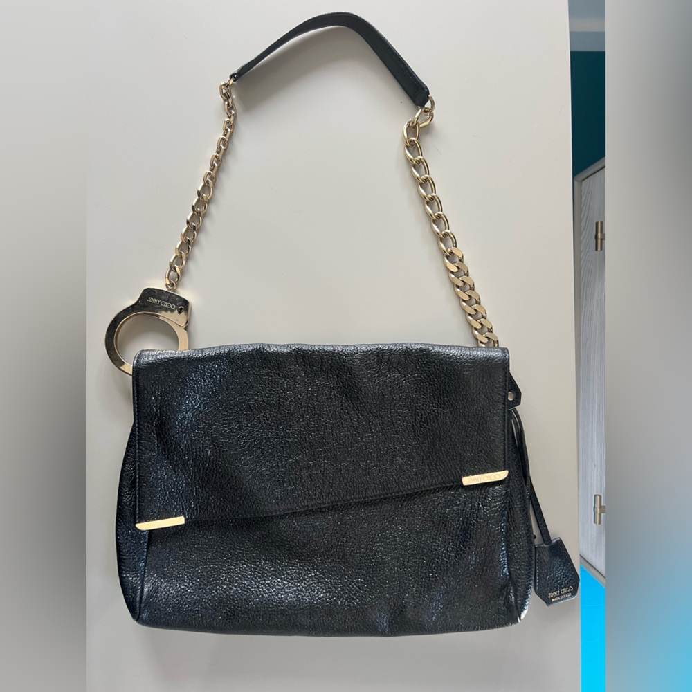 Jimmy Choo handcuff shoulder bag